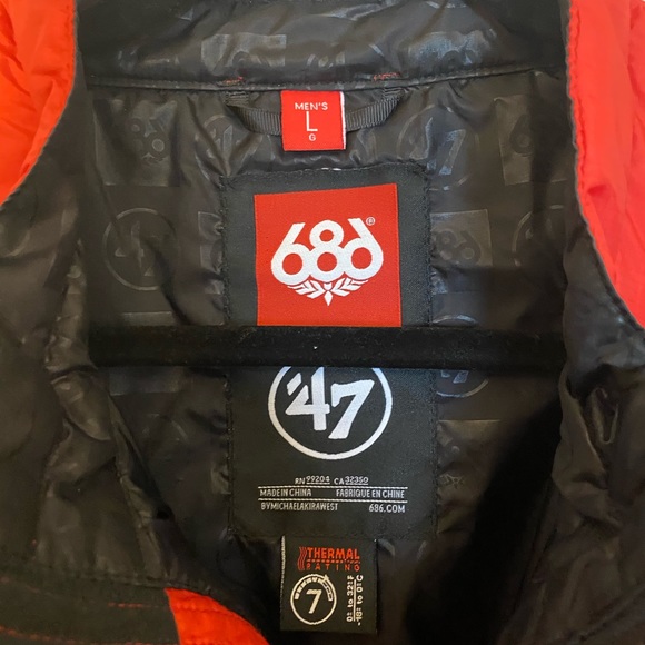 686x47 NCAA Men's Flight Insulated Jacket - Large - Picture 3 of 5